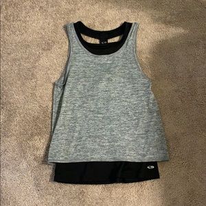 Two layer super cute workout tank